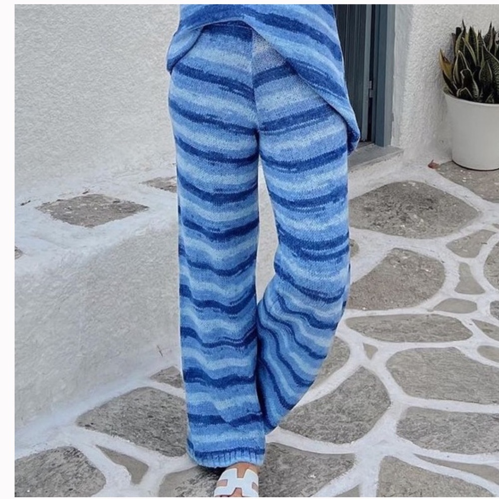 Zara Knit striped Pants
